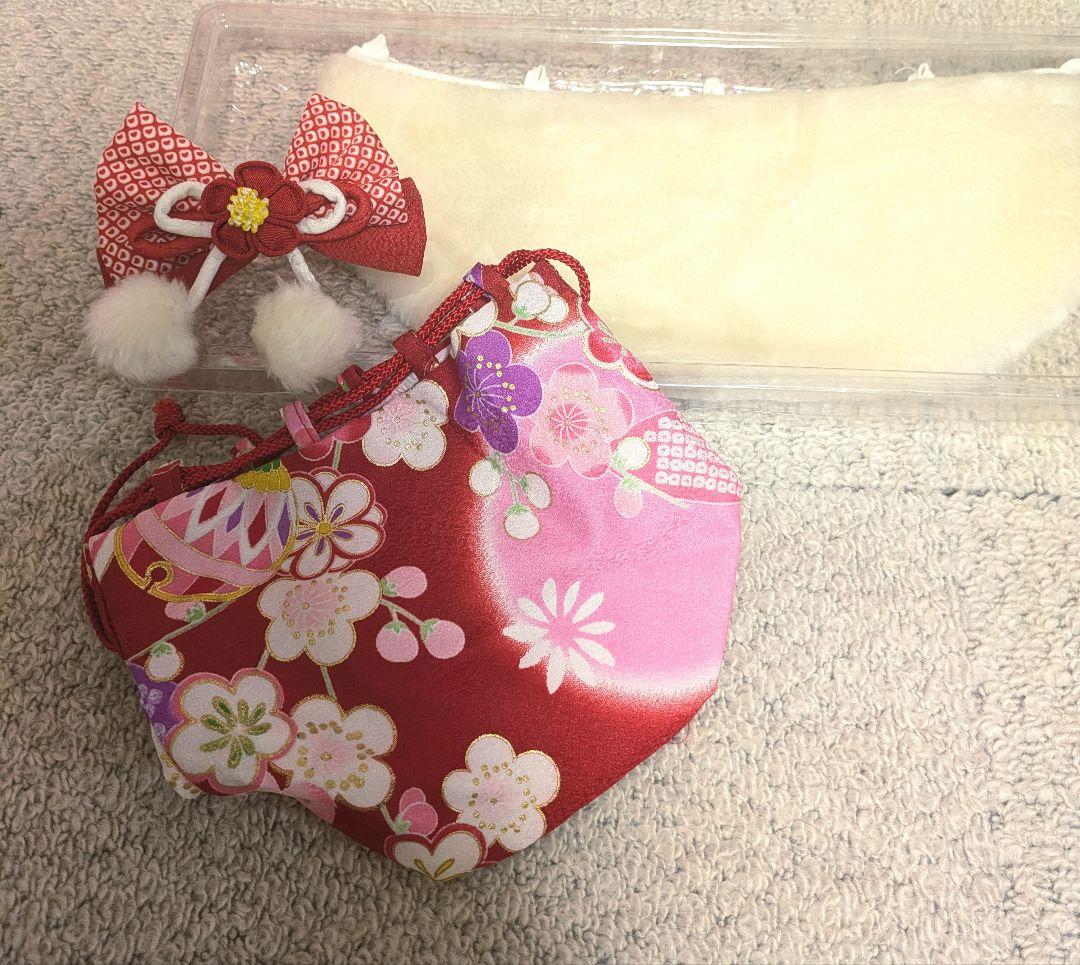 七五三 着物セット ３歳　花うさぎ