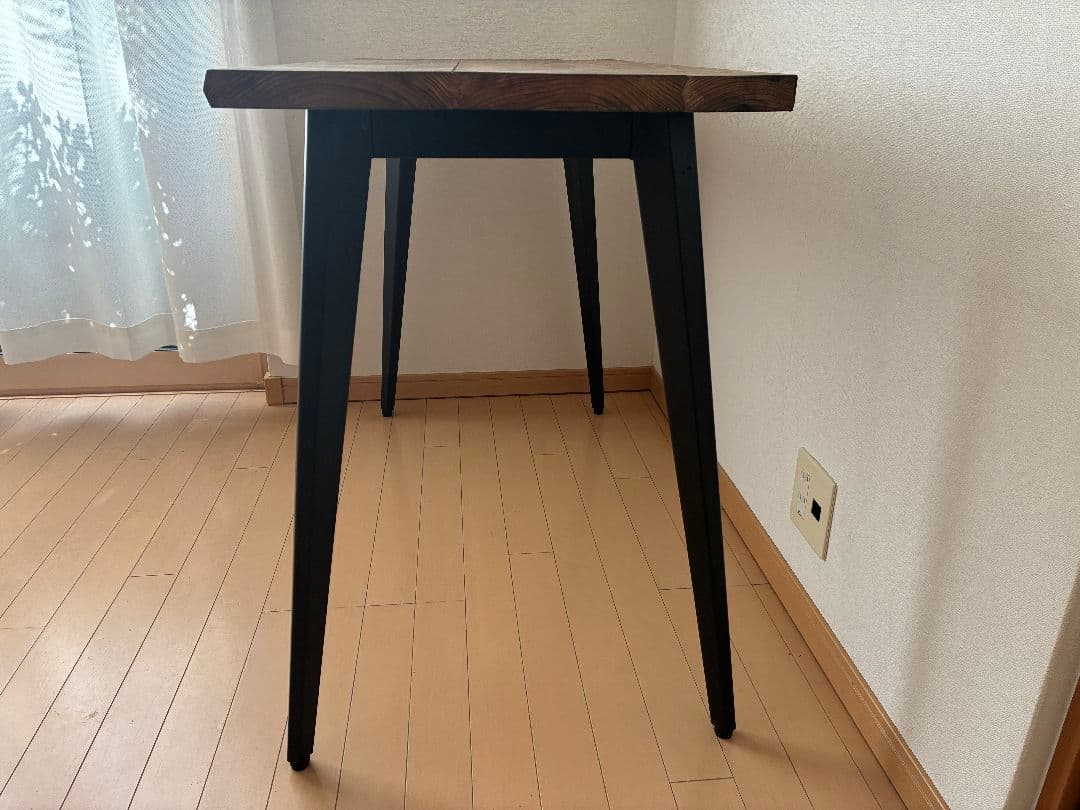 男前　国産杉　無垢材　自然塗料　バンドメイド　天板厚み　デスク　テーブル　完成品