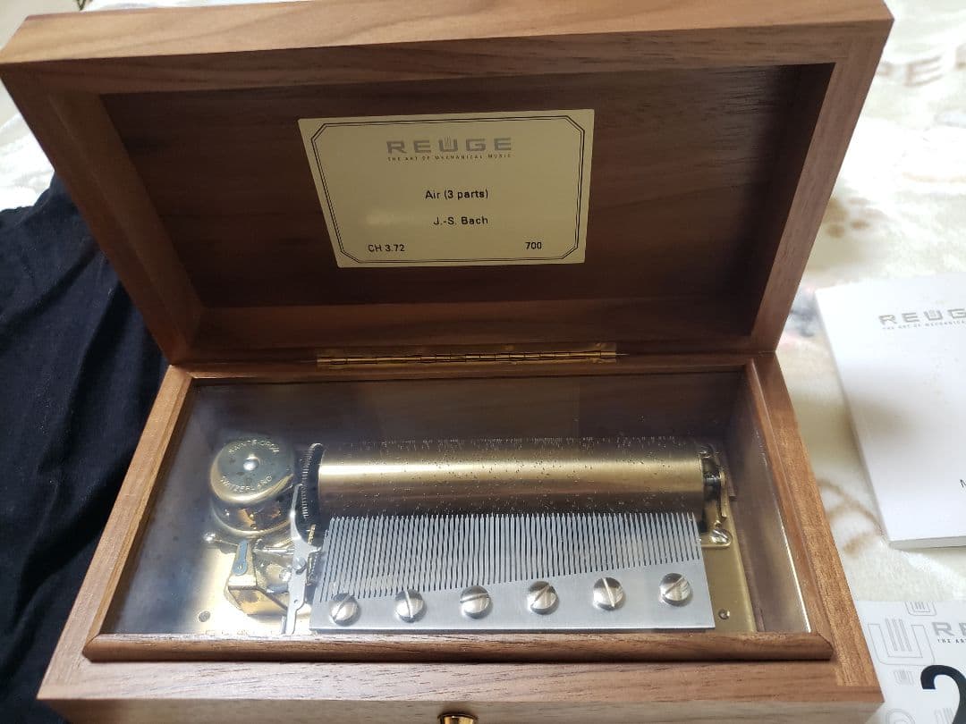 REUGE オルゴール Air 3 piani J.S. Bach