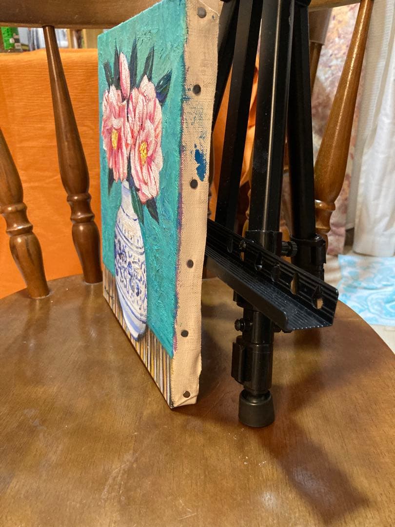 【3万円内で楽しむ本物の絵画③】「椿」秋元清弘　F３号