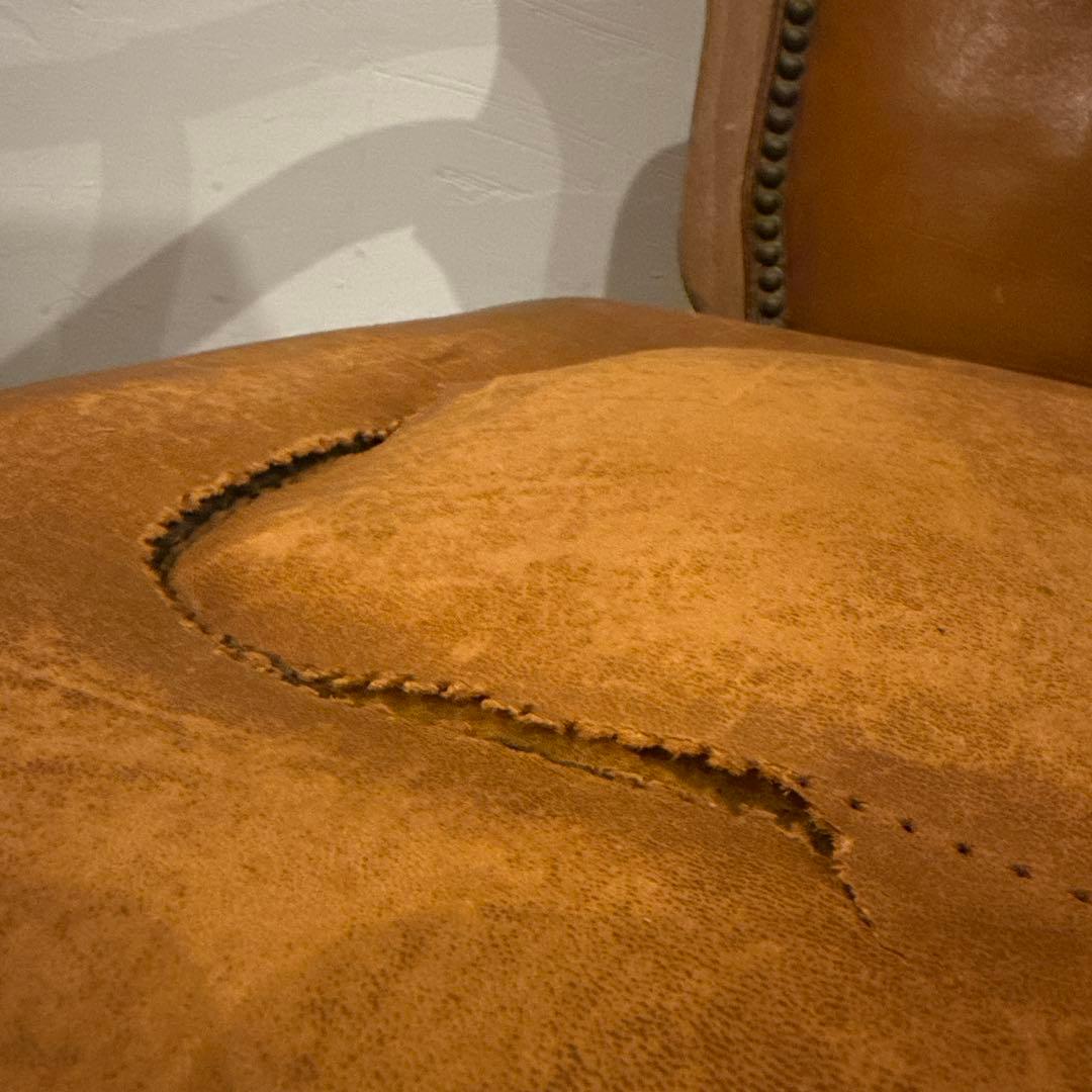 ヴィンテージチェア　レザーソファ