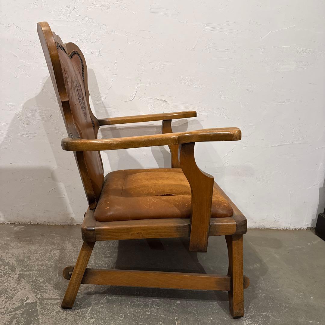 ヴィンテージチェア　レザーソファ