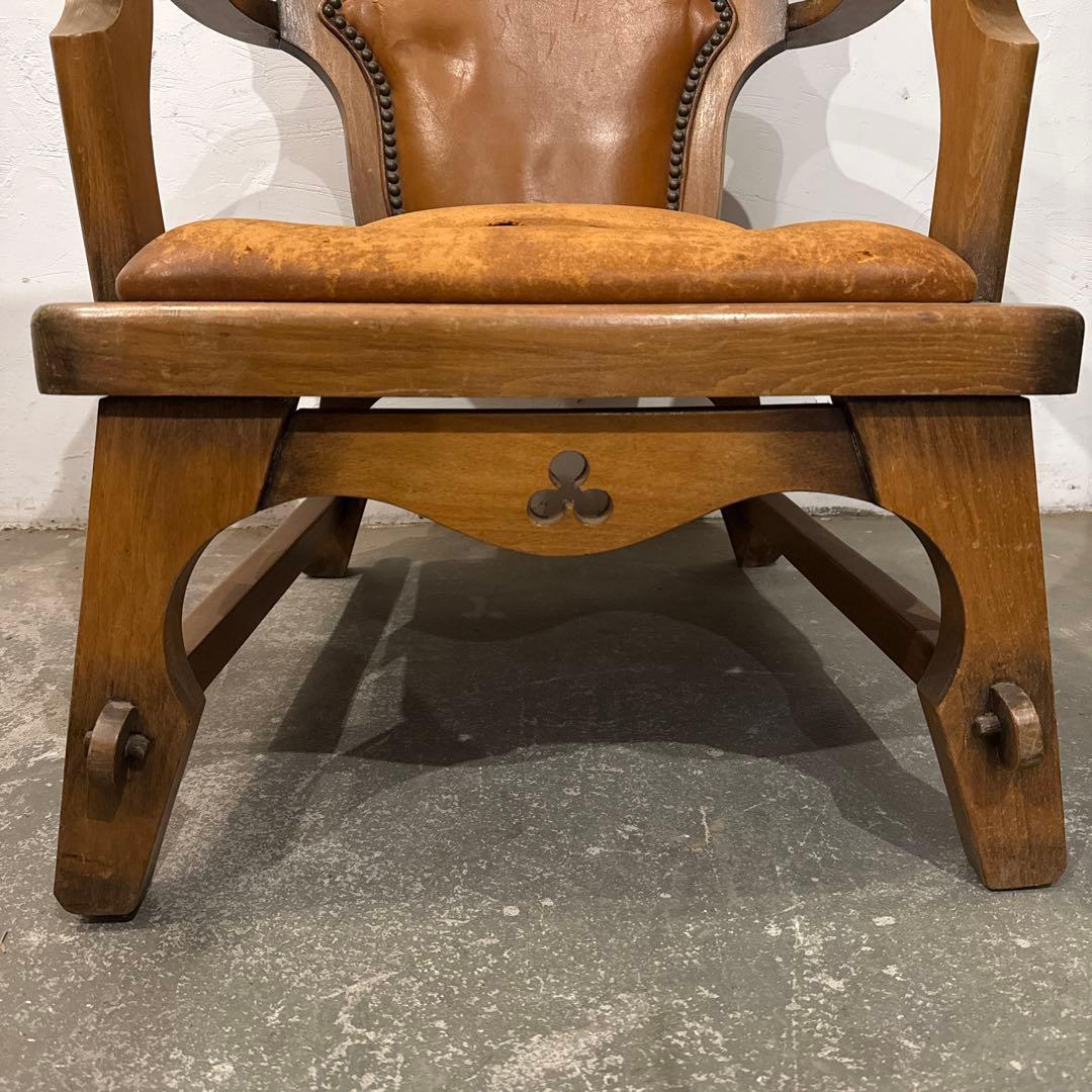 ヴィンテージチェア　レザーソファ