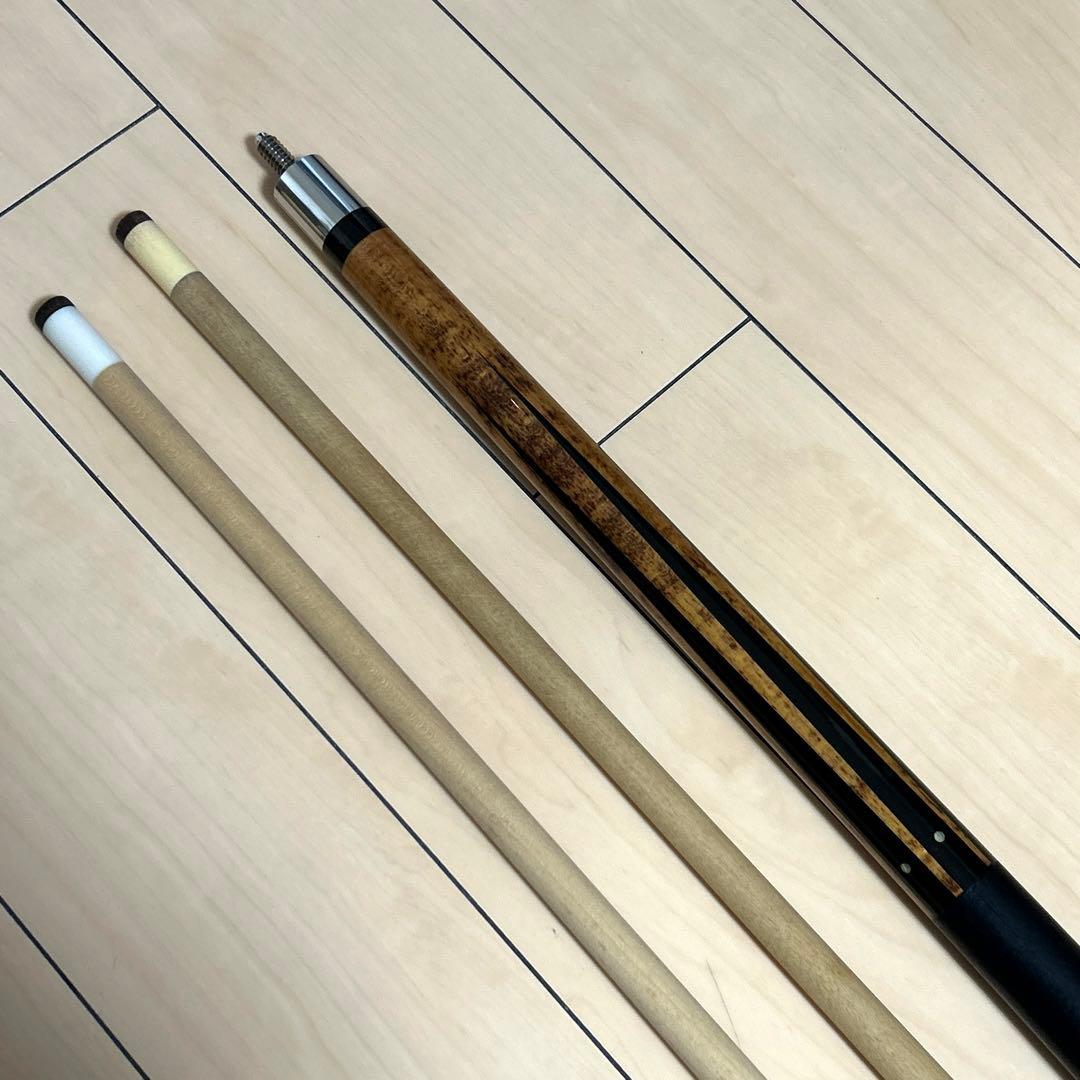 ビリヤードキュー　スペアシャフトあり