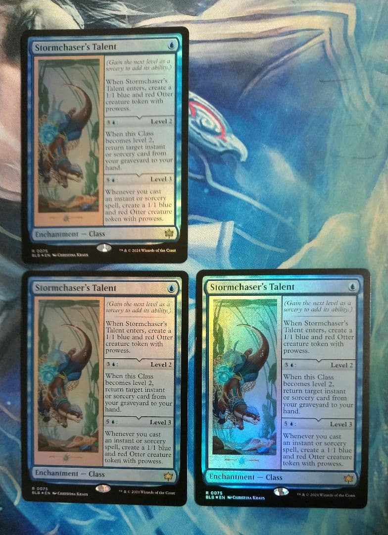 MTG嵐追いの才能Stormchaser's Talent BLB英FOIL3枚 - メルカリ