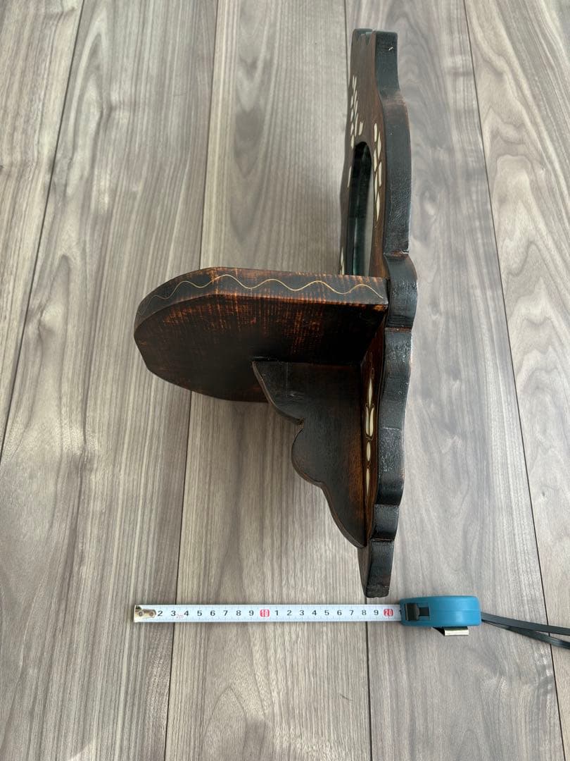 エジプト工芸木製家具・壁掛け飾り棚シェルフ・マシャラビア　螺鈿細工