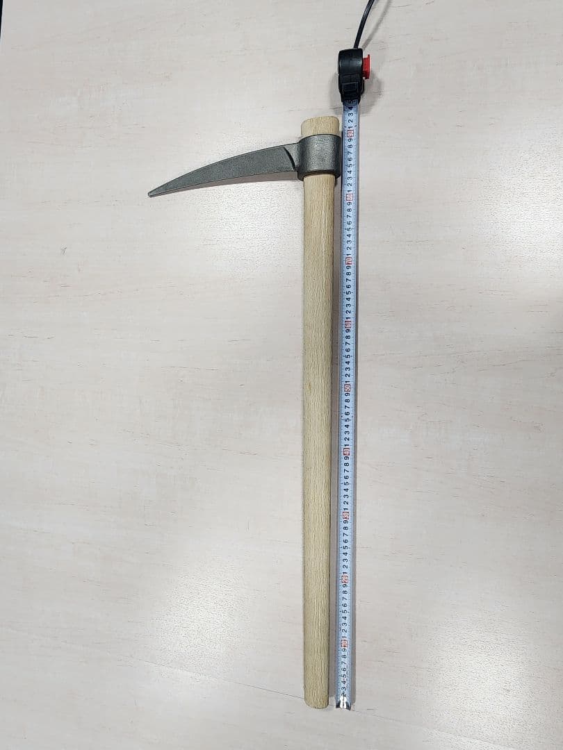 新品•未使用 日本製 ツルハシ 木製ハンドル 金属ヘッド