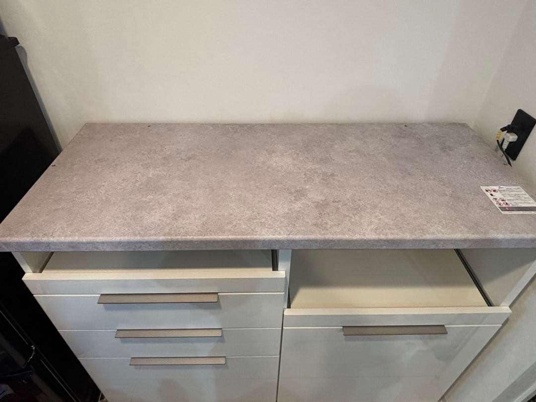 【美品】パモウナ キッチンカウンター 幅120奥行50高さ94cm