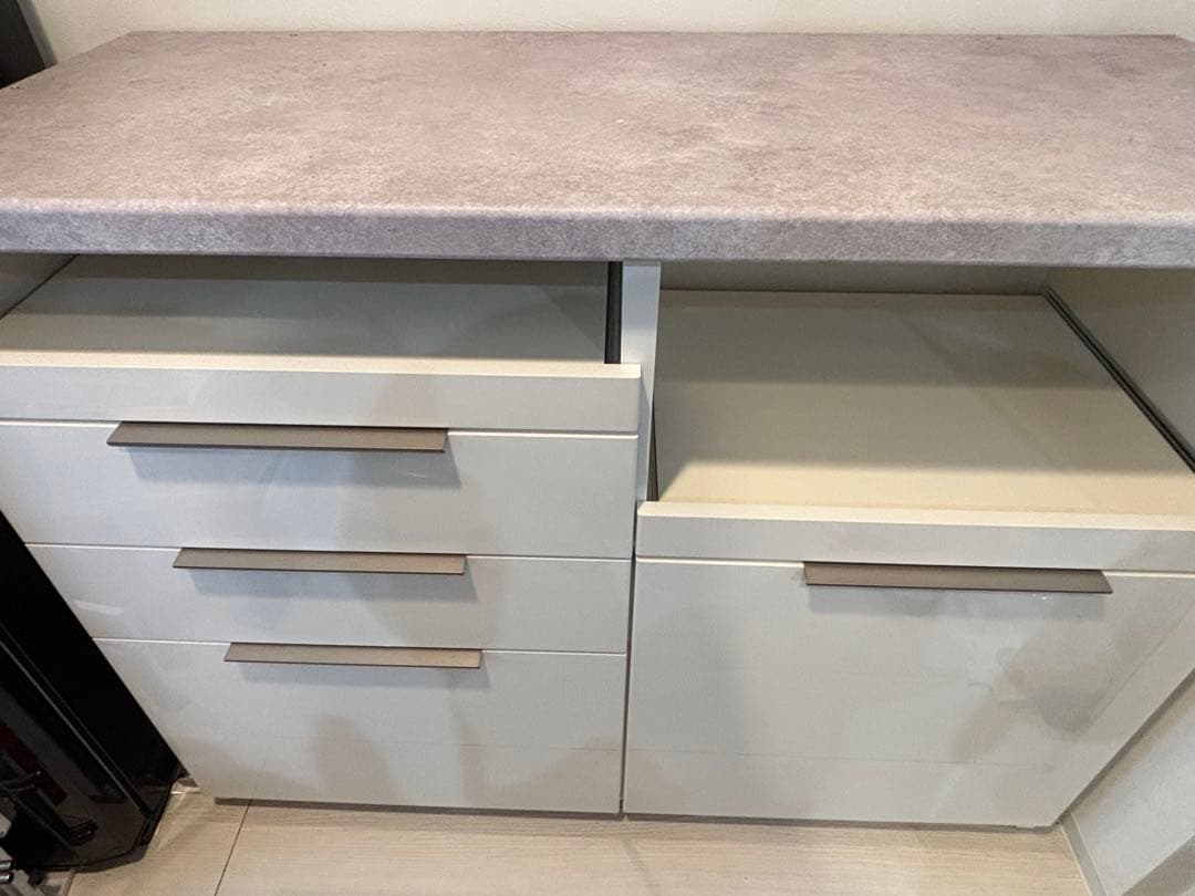 【美品】パモウナ キッチンカウンター 幅120奥行50高さ94cm