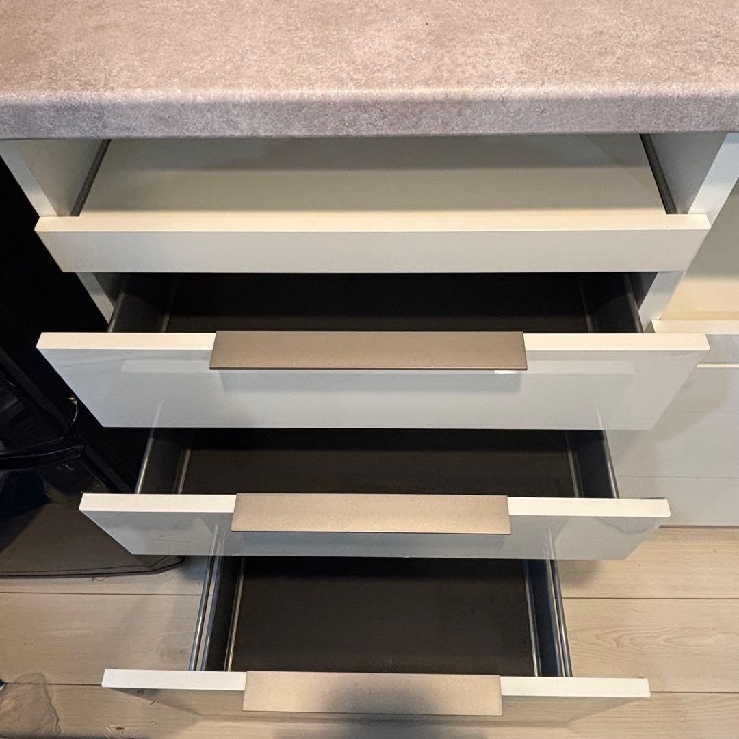 【美品】パモウナ キッチンカウンター 幅120奥行50高さ94cm