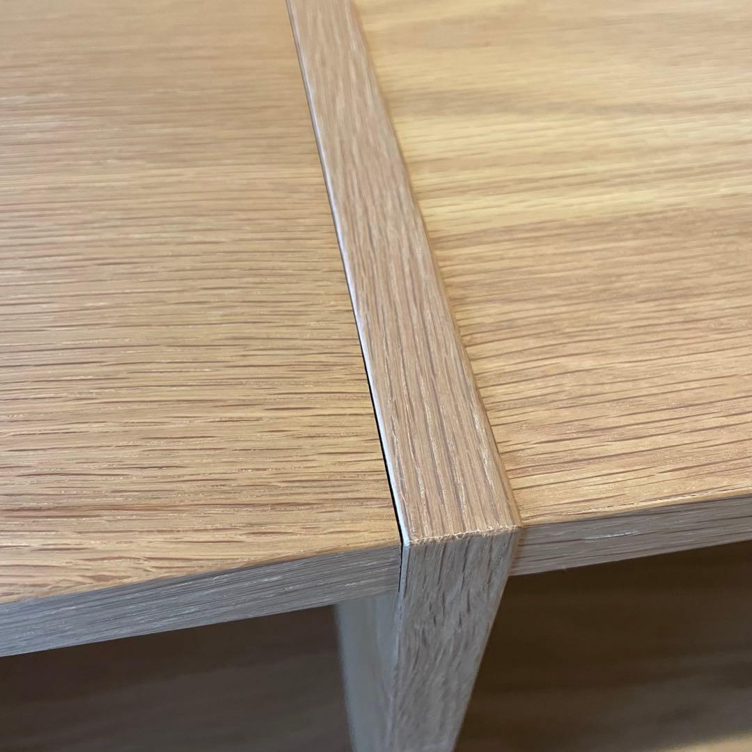 美品★無印良品★スタッキングシェルフ2段×2列オ―ク材