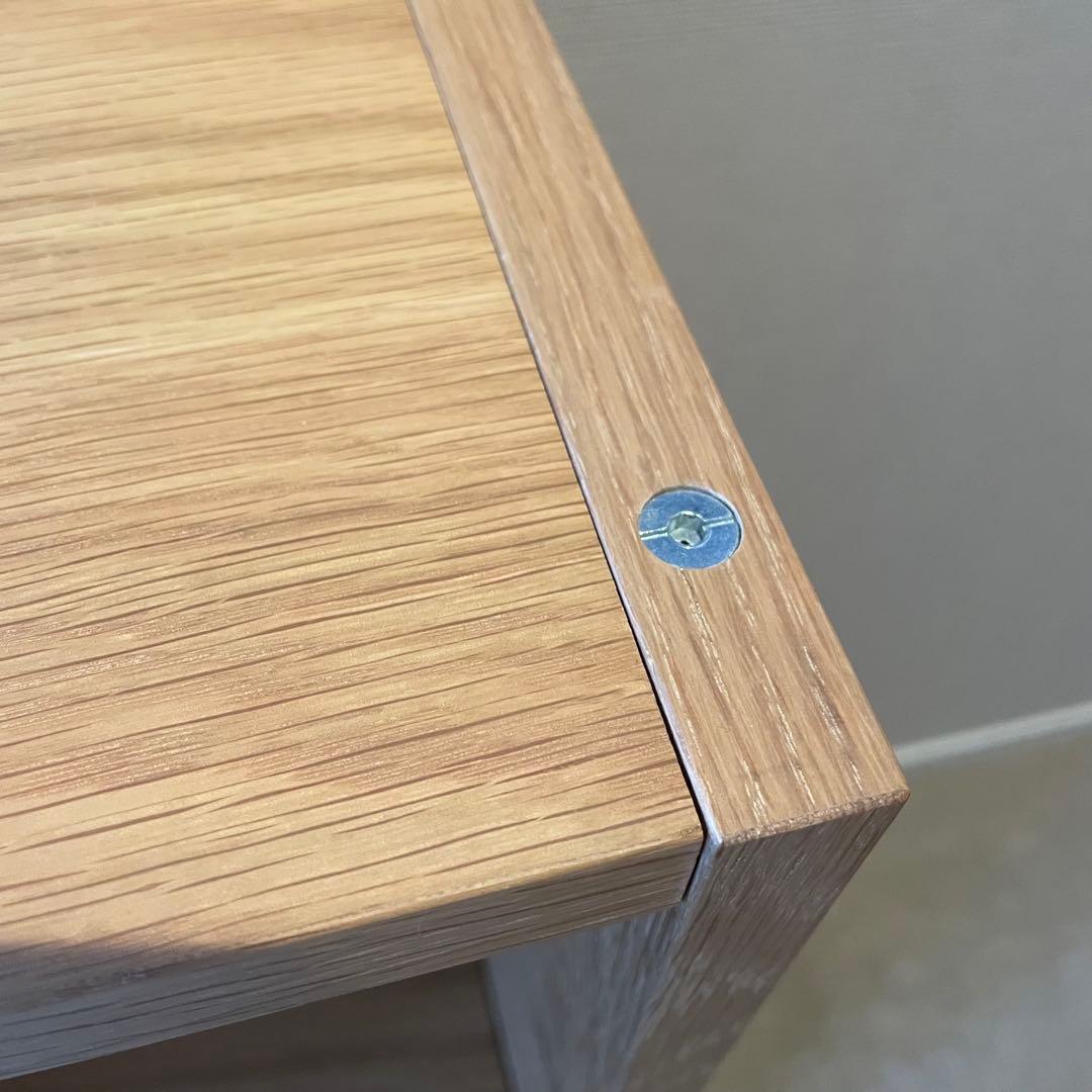 美品★無印良品★スタッキングシェルフ2段×2列オ―ク材