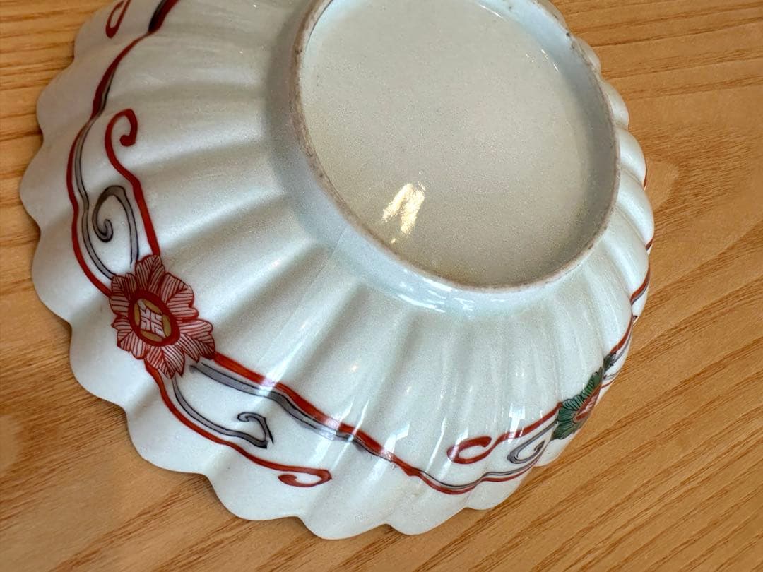 【新品未使用】伊万里焼　5枚セット　花柄