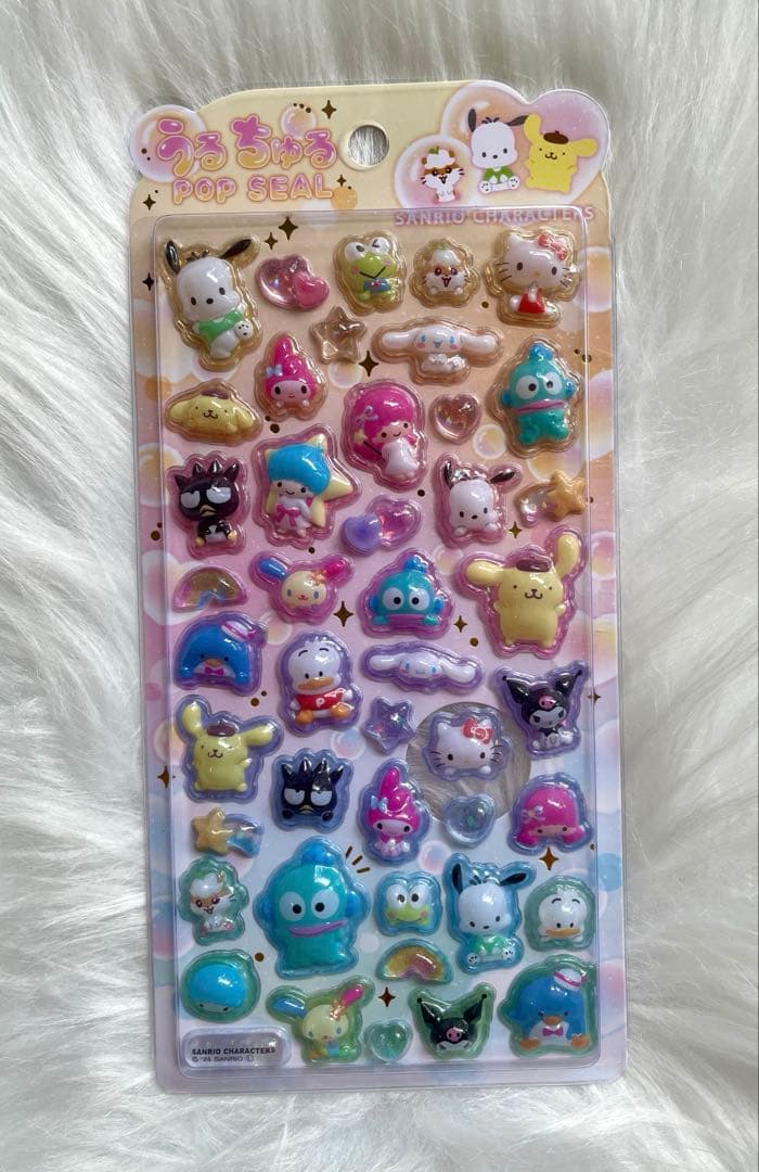 ボンボンドロップシール うるちゅるポップシール はぴだんぶい