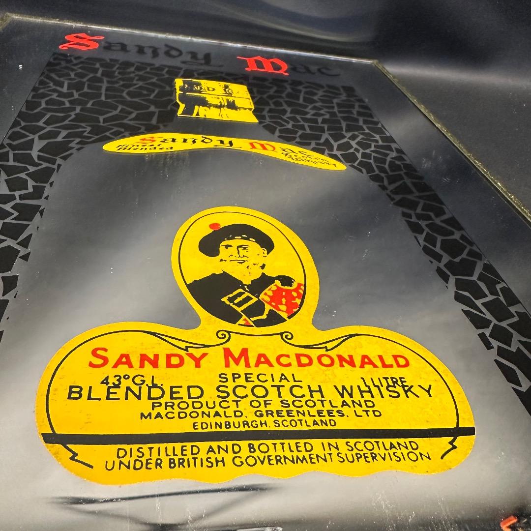 ♡J21006 ヴィンテージ パブミラー Sandy mac 壁掛け インテリア