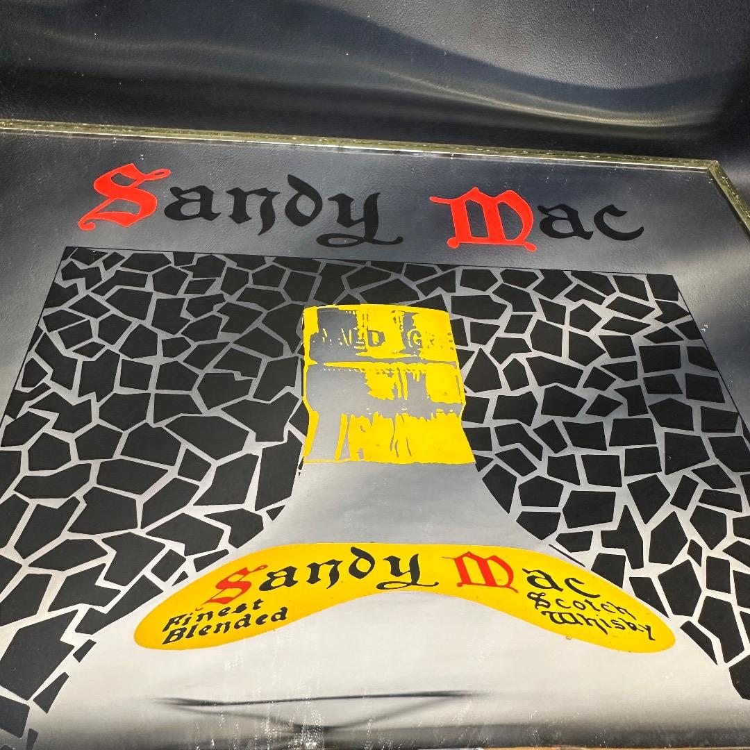 ♡J21006 ヴィンテージ パブミラー Sandy mac 壁掛け インテリア
