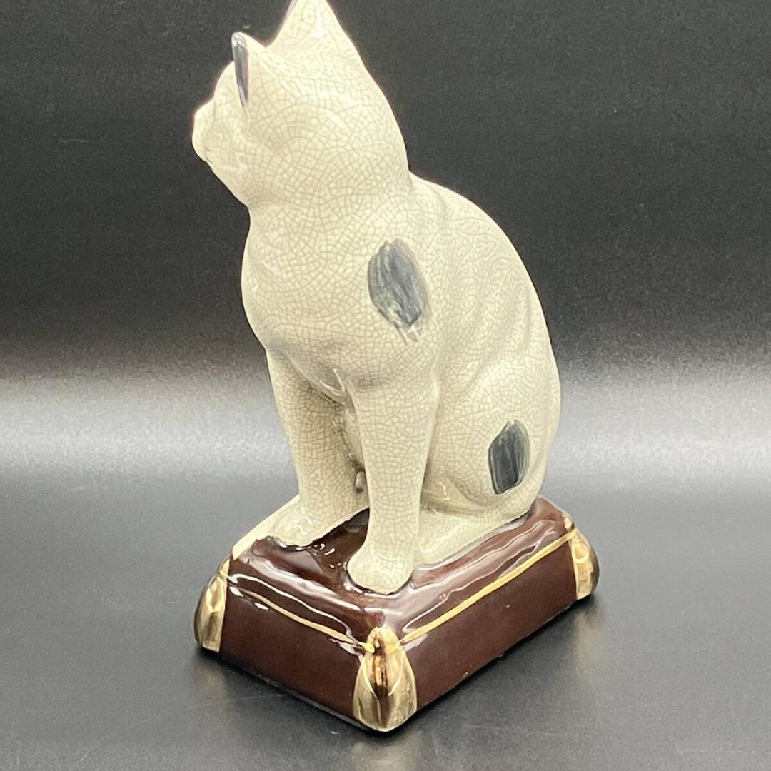 タカハシ　キャット　本の声を聞く猫 ブックエンド 1970年代 ビンテージ