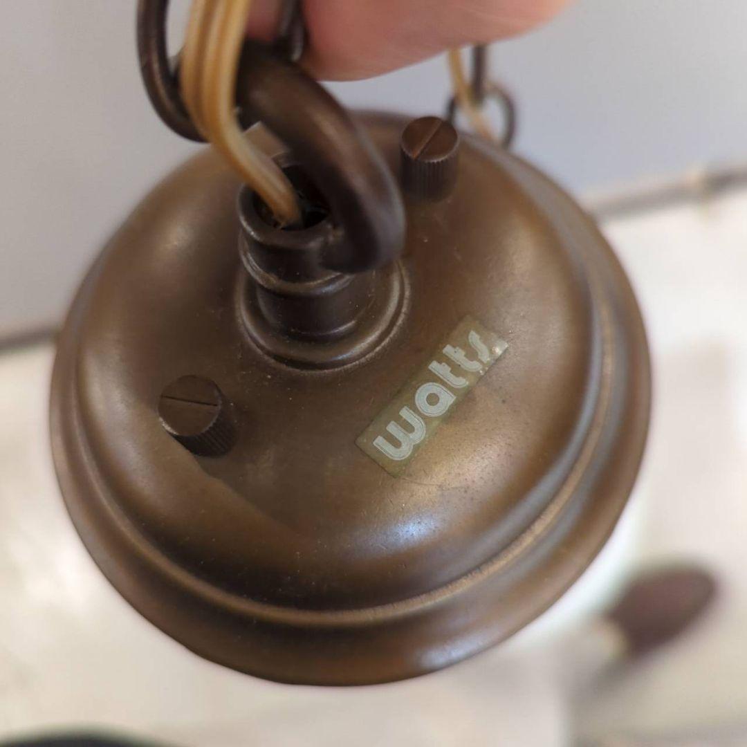 ◇watts ワッツ ペンダントライト 吊り照明 ガラスシェード