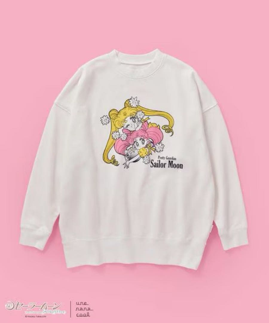 セーラームーン ウンナナクール ルームウェア トップス 白 ちびうさ おまけ