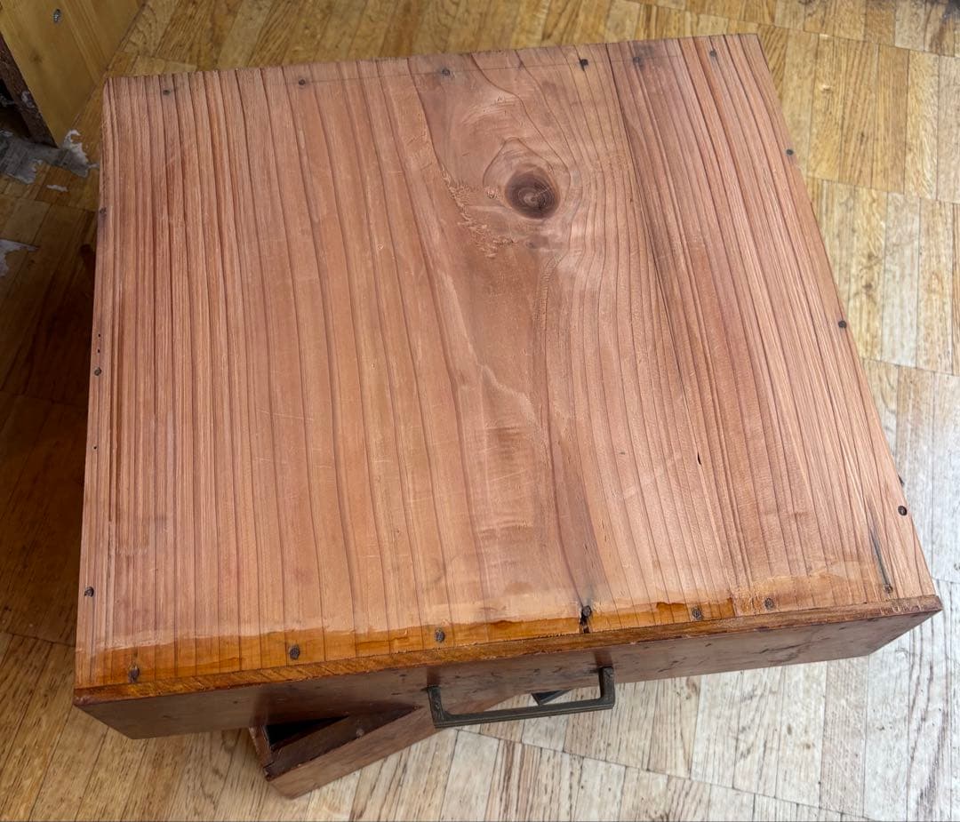 昭和レトロ 木製 引き出し 3点セット｜古家具 古道具 収納箱｜当時物