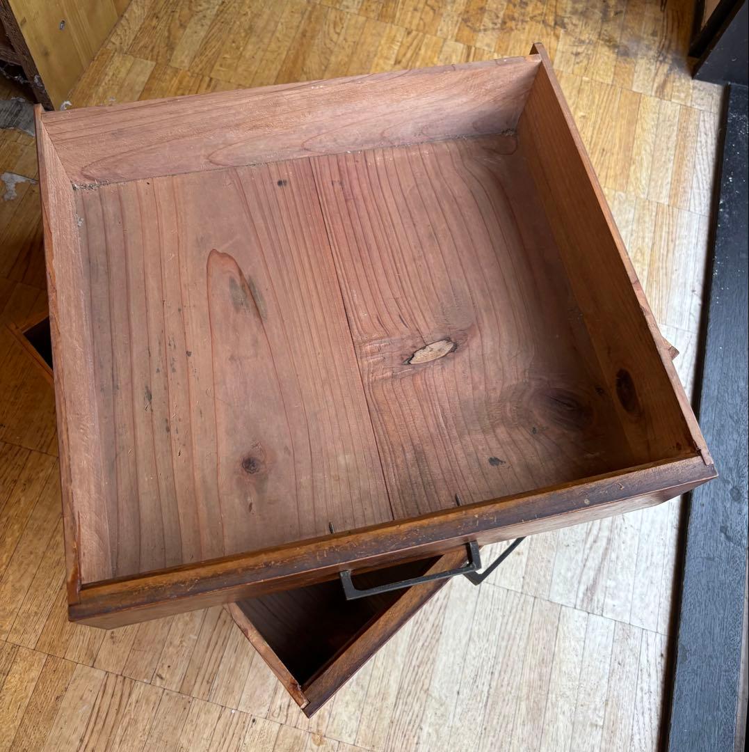 昭和レトロ 木製 引き出し 3点セット｜古家具 古道具 収納箱｜当時物