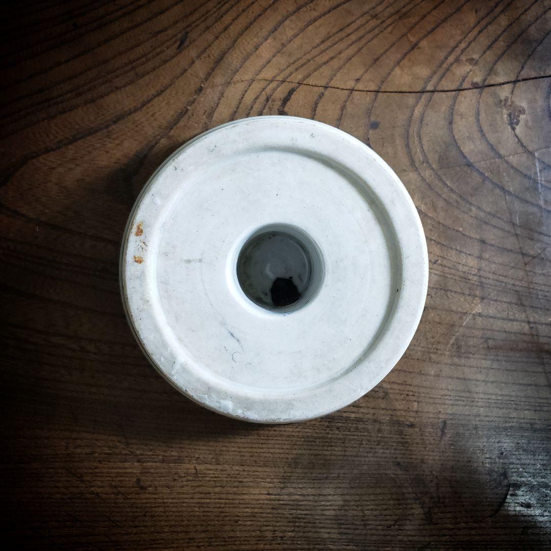 盃洗 江戸 鉄線唐草 花唐草 梅 四角窓 竹 草花 希少 だまし絵 古伊万里