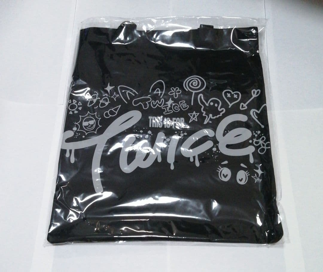 TWICE THIS IS FOR popup トートバッグ A ブラック
