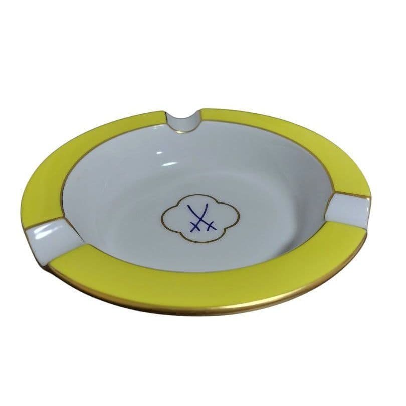 ☆廃盤 未使用☆ MEISSEN マイセン 双剣 アッシュトレイ 灰皿 小物入れ