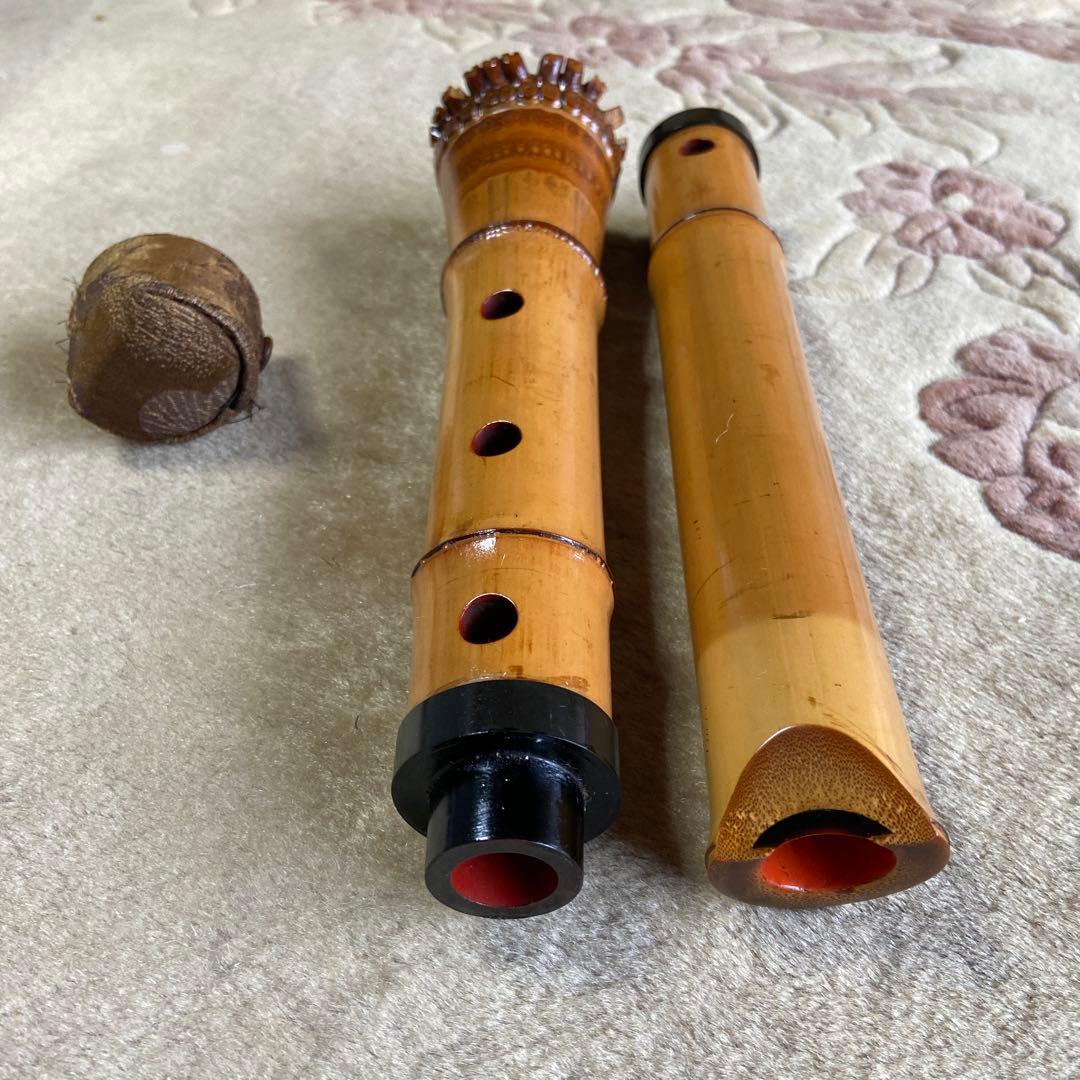 112 値下げ　尺八　一尺六寸管　春山銘