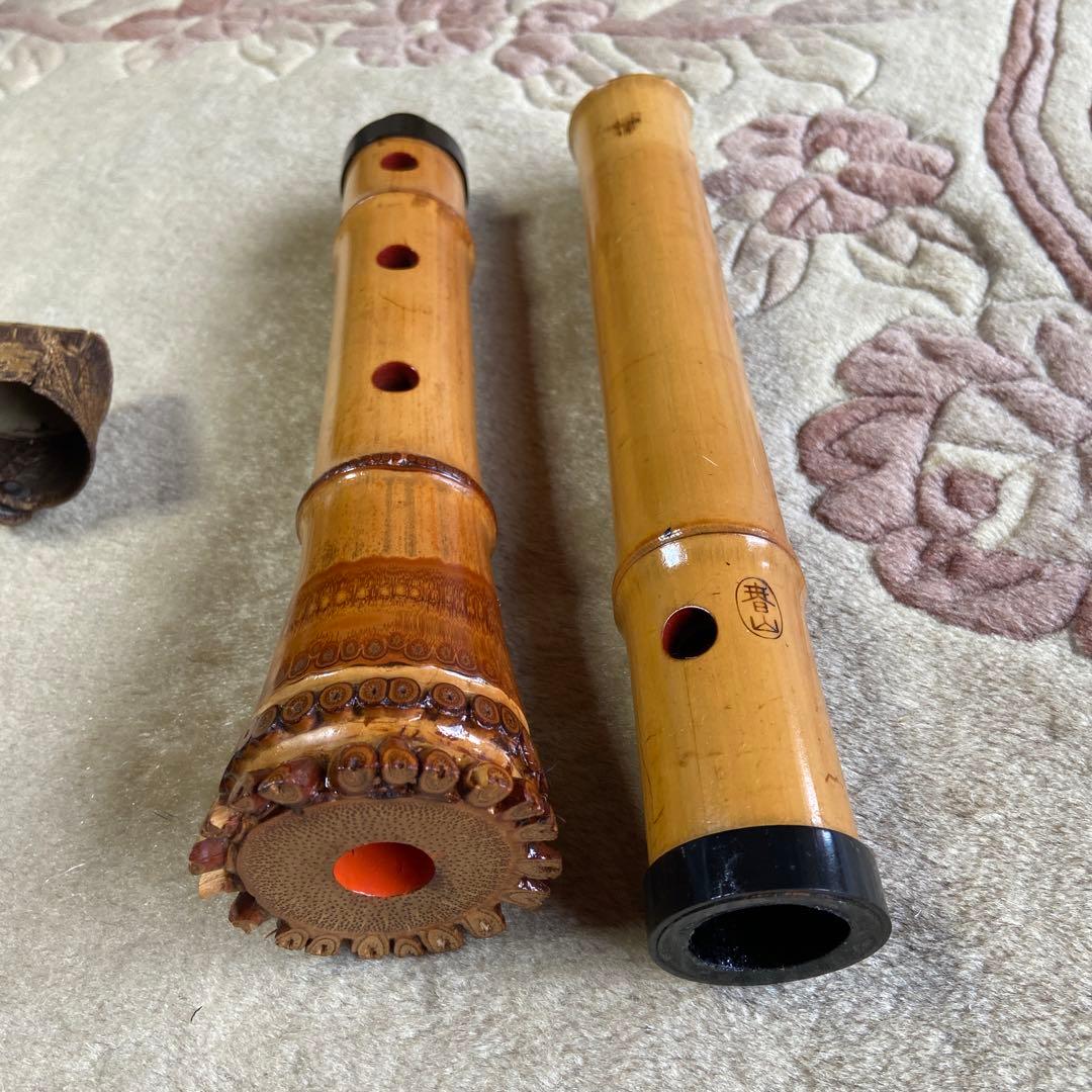 112 値下げ　尺八　一尺六寸管　春山銘