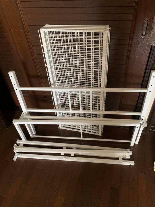 シングルベッド　フレーム　ホワイト