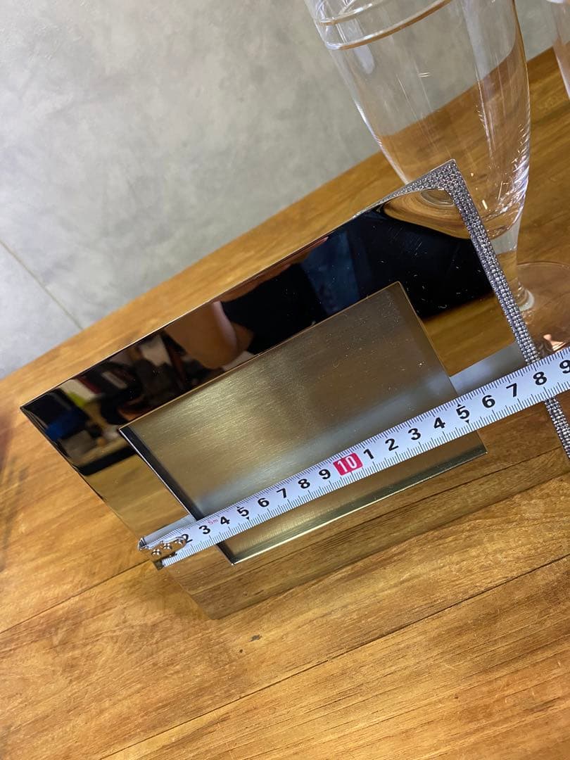 スワロフスキー フォトフレーム　ティファニー　ワイングラス　セット　シャンパン