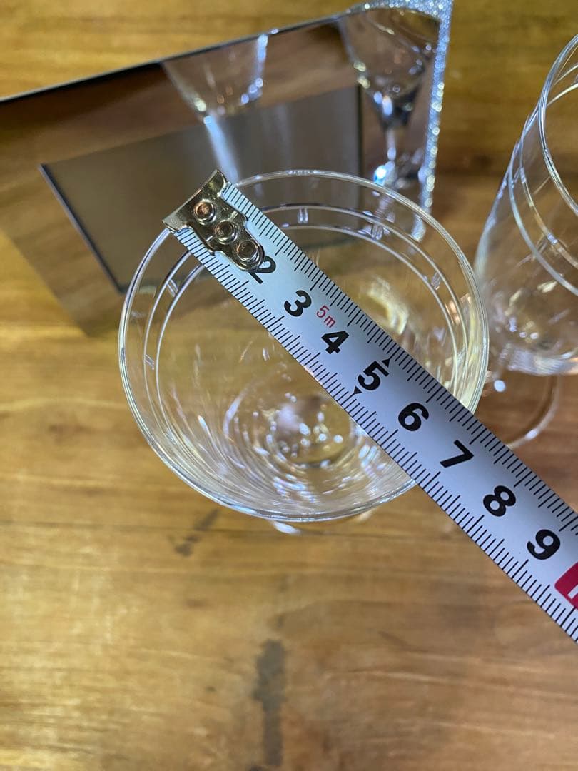 スワロフスキー フォトフレーム　ティファニー　ワイングラス　セット　シャンパン