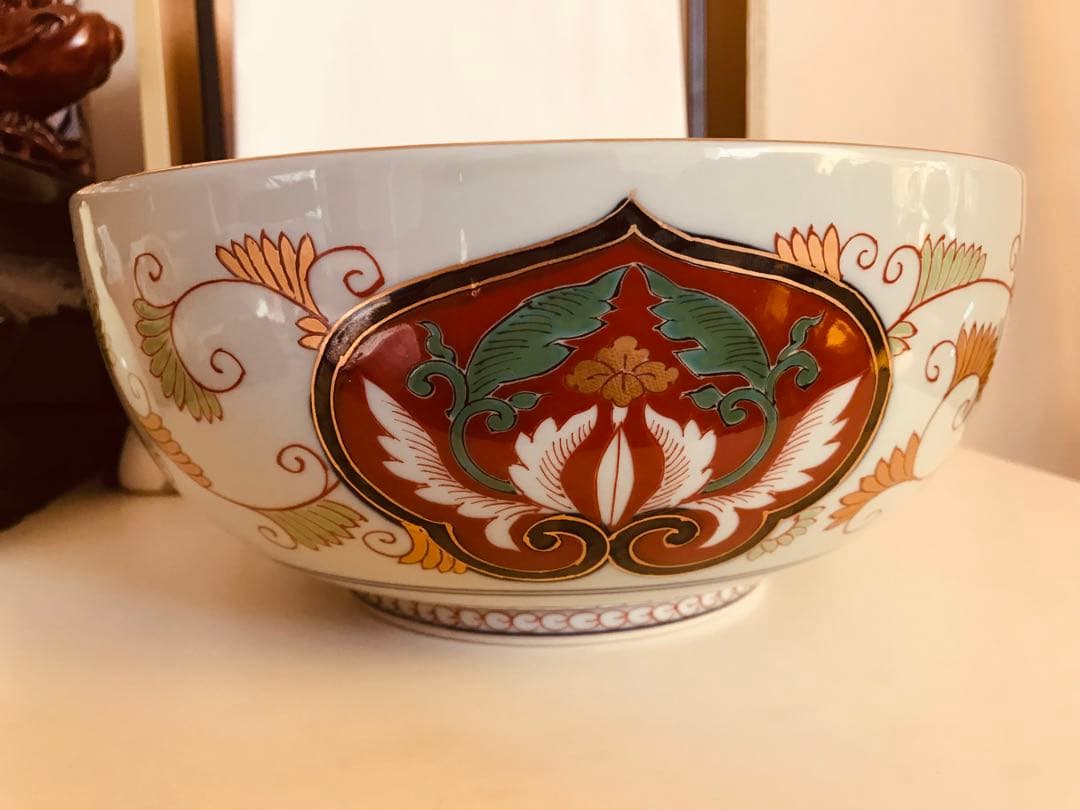 世那大平　昭和其泉　極錦金彩古伊万里 有田焼 昭和年製 深皿 深鉢