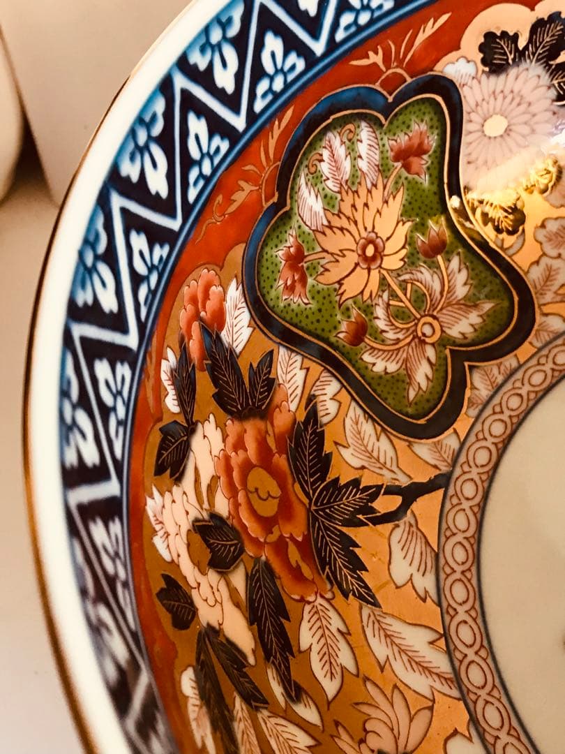 世那大平　昭和其泉　極錦金彩古伊万里 有田焼 昭和年製 深皿 深鉢