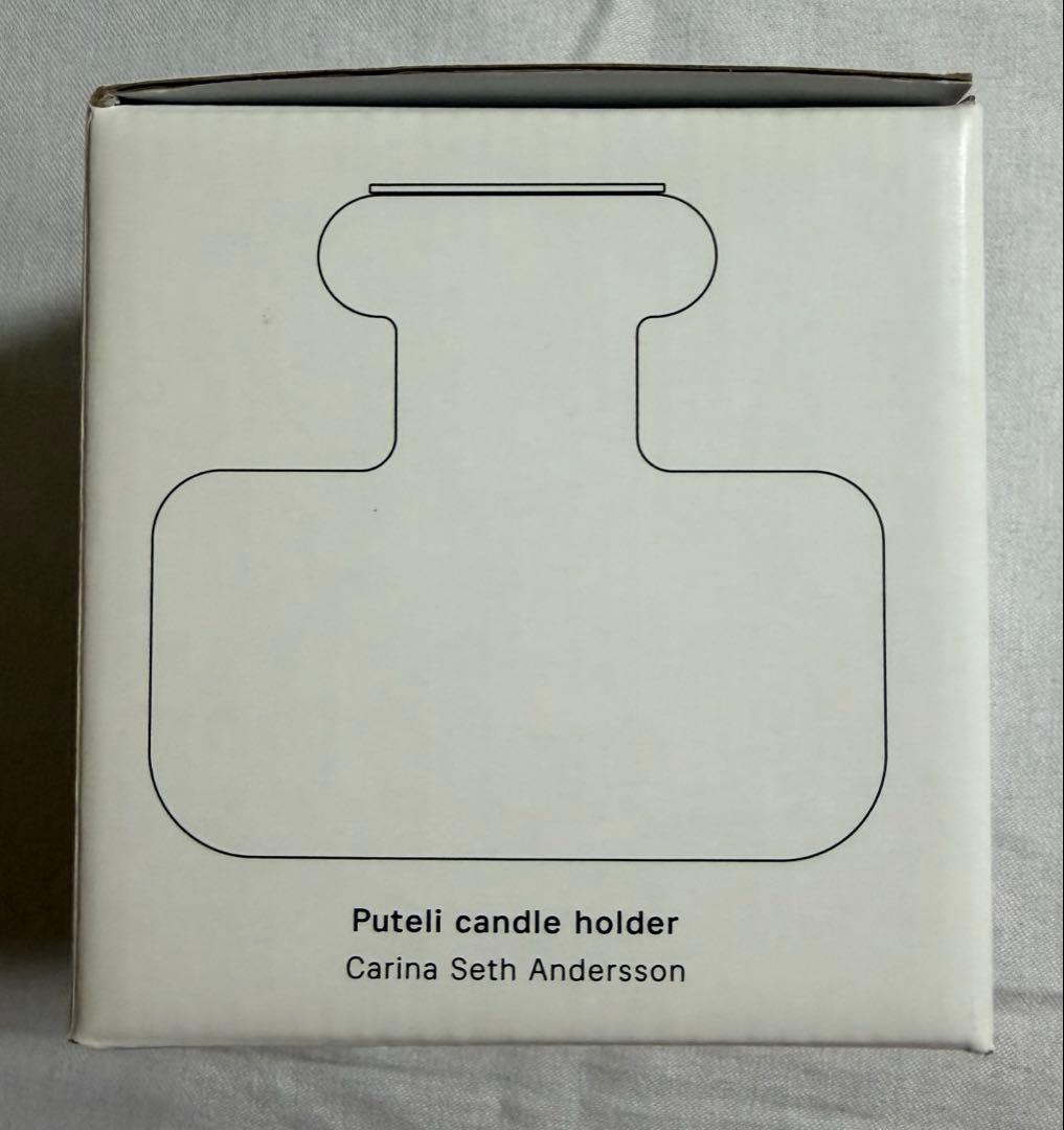SALE!! marimekko Puteli キャンドルホルダー クリア箱付き