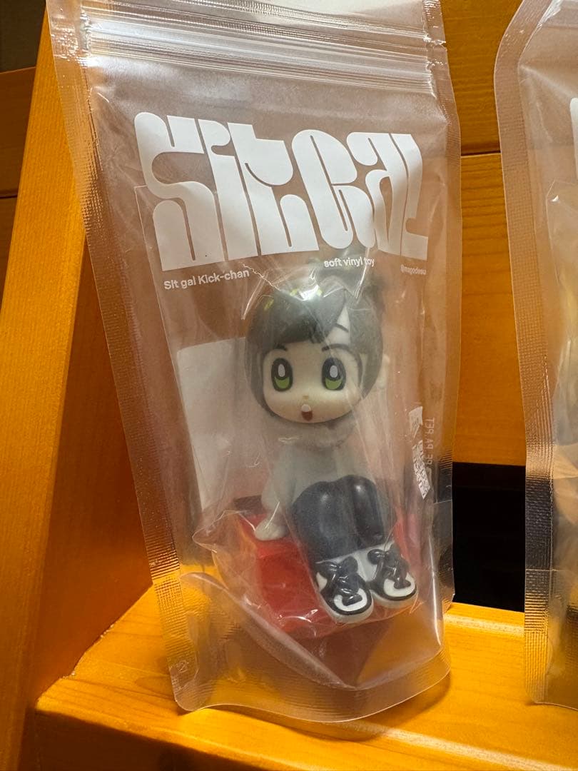 まごちゃん　Sit Gal KICKちゃん　ソフビ　フィギュア　三体セット