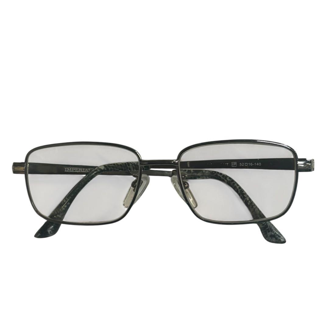 IMPERIAL インペリアル　ヴィンテージ　メガネ　フレーム　シルバー度あり