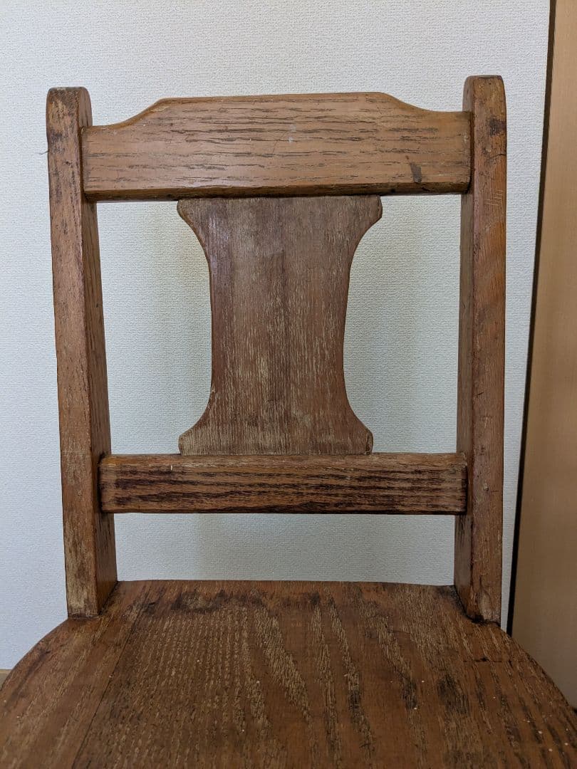 USAアンティーク　木製チャイルドChair　２脚セット　子供椅子セット