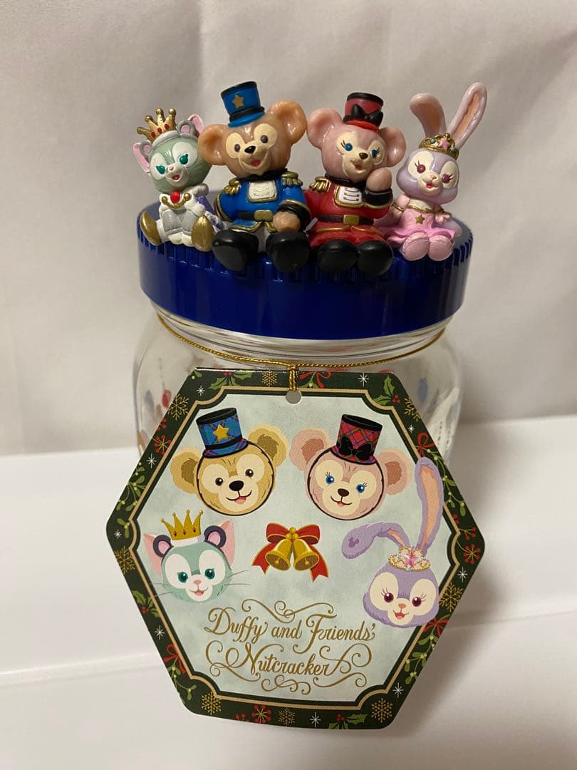 ダッフィーフレンズ 紅茶 フィギュアつき ガラス瓶 6個セット