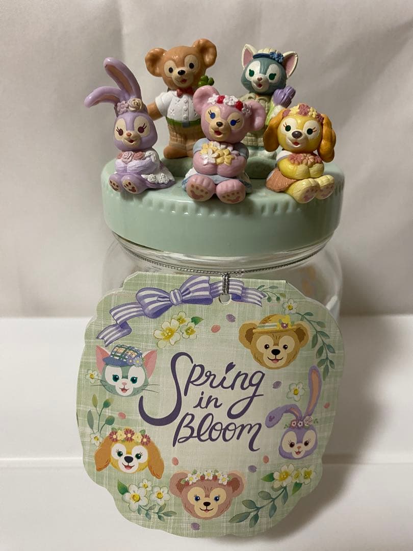 ダッフィーフレンズ 紅茶 フィギュアつき ガラス瓶 6個セット