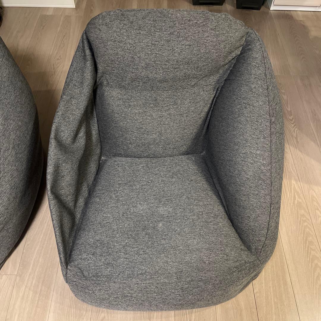 無印　空気でできたソファ2個セット