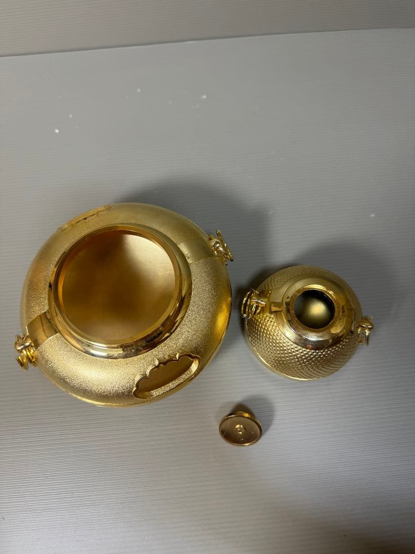 2252 24KGP金メッキ香炉