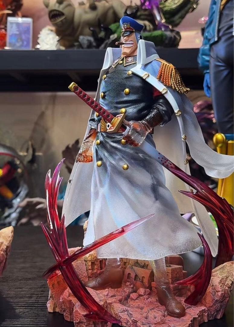 ワンピース POP 半透明 シリュウ 黒ひげ海賊団 フィギュア ガレージ