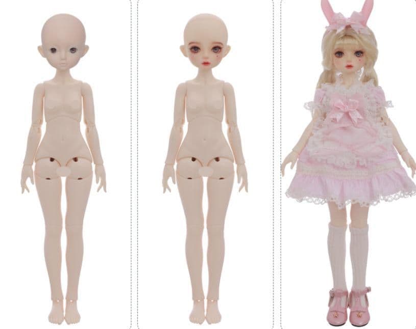 AS07 bjd 1/6 ドール本体 JOY　球体関節人形 ハンドメイド