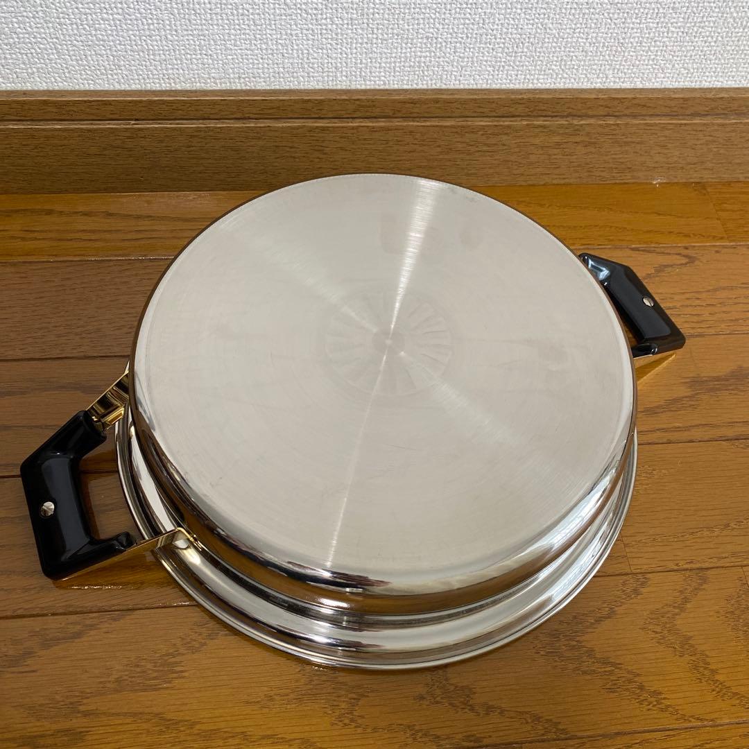 未使用　レインボークッカープレミアム　浅鍋　26cm 3.3L