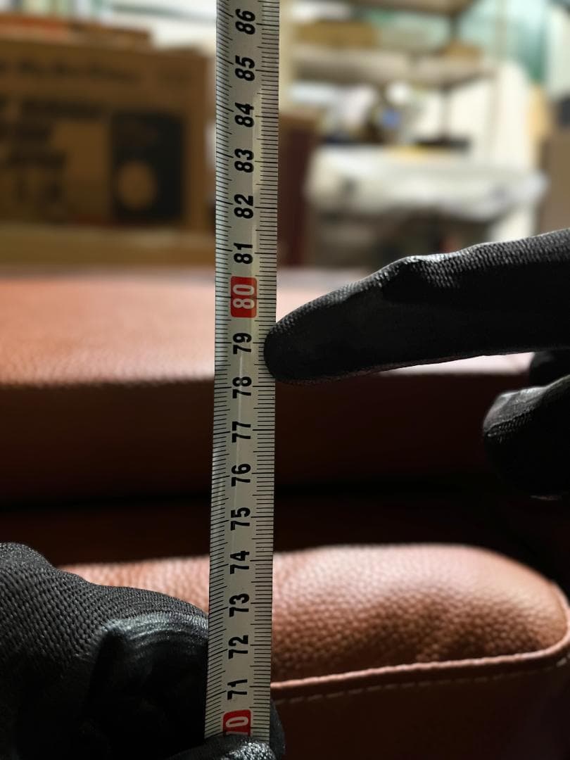 二人掛け ソファ レザー調 キャメル色 美品