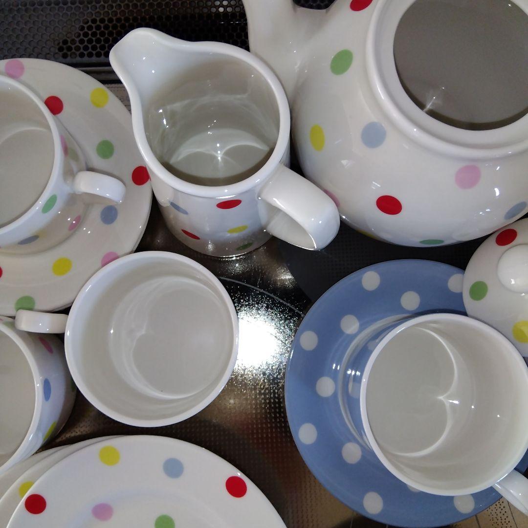 キャスキッドソン　水玉模様 食器合計２２点セット　未使用含む