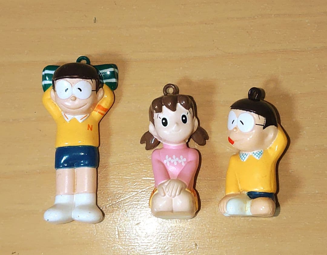 ドラえもん のび太 しずかちゃん フレンズマスコットフィギュア 当時物