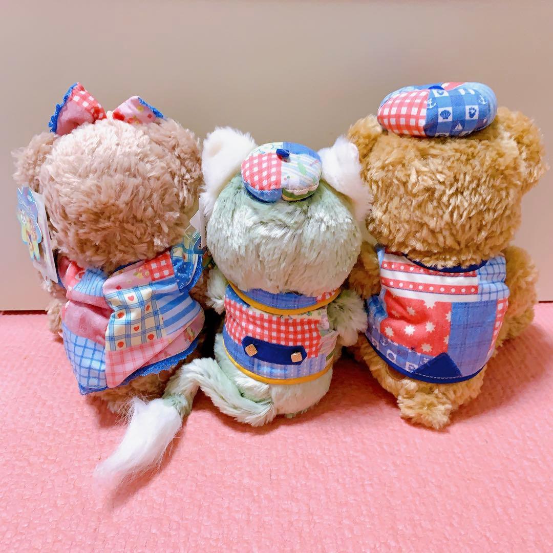 【お顔厳選】ダッフィー  シェリーメイ　ジェラトーニ　ss ぬいぐるみ　セット